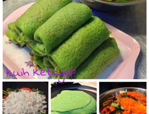 Kuih Ketayap (Crepe with sweet coconut filling) – by Shirley Ho