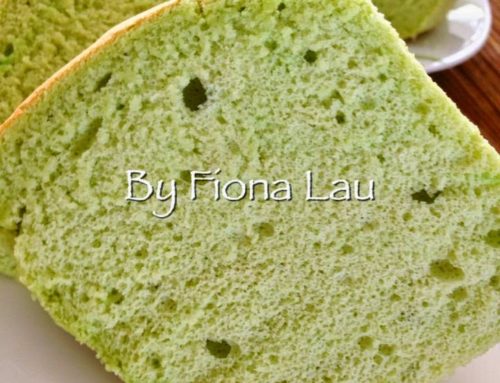 Oil Free PANDAN CHIFFON – by Fiona Lau