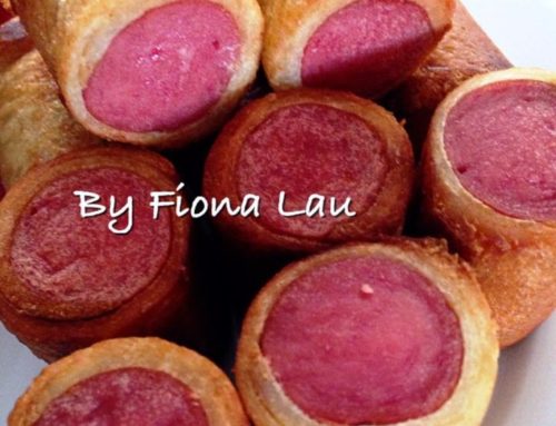 Hotdog bread Snack roll (Steam & fry) – By Fiona Lau