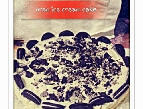 Oreo ice cream cake – by Wennie Khoo