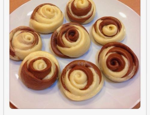 Chocolate Roses Mantou – by Jenny Yennee